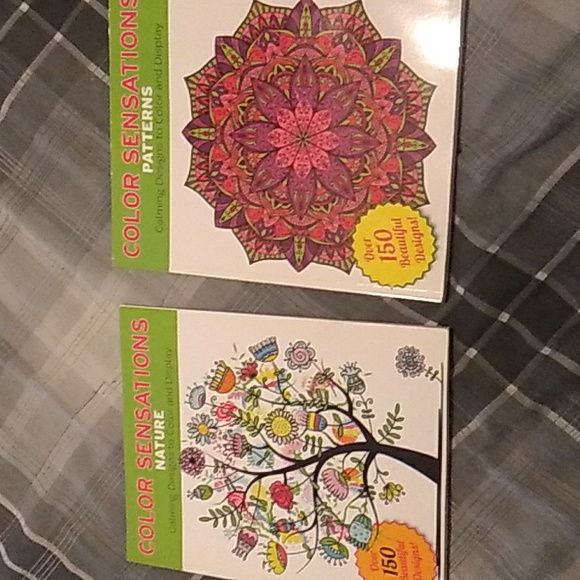 Adult Coloring Books (2 Set) - Picture 1 of 9